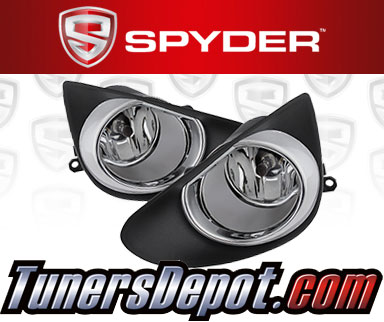 Spyder® OEM Fog Lights (Clear) - 12-14 Toyot Yaris 3/5 Dr. (Factory Style)