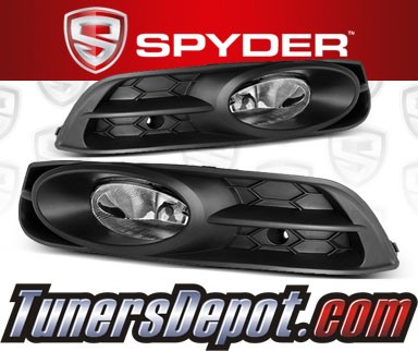 Spyder® OEM Fog Lights (Clear) - 2012 Honda Civic 2dr (Factory Style)