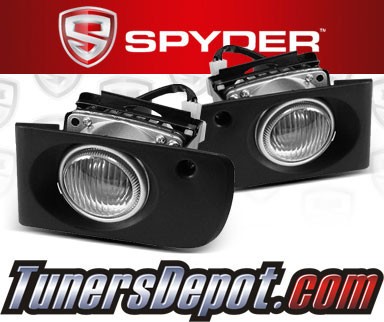 Spyder® OEM Fog Lights (Clear) - 92-95 Honda Civic 4dr. (Factory Style)