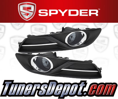 Spyder® OEM Fog Lights (Smoke) - 13-15 Nissan Sentra (Factory Style)