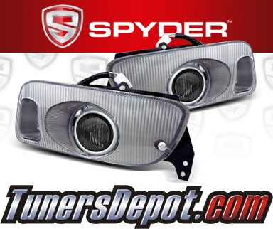 Spyder® OEM Fog Lights (Smoke) - 92-95 Honda Civic 2/3dr. (Factory Style)