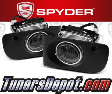 Spyder® OEM Fog Lights (Smoke) - 92-95 Honda Civic 4dr. (Factory Style)