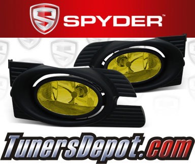 Spyder® OEM Fog Lights (Yellow) - 01-02 Honda Accord 4dr. (Factory Style)