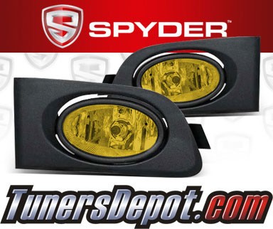 Spyder® OEM Fog Lights (Yellow) - 01-03 Honda Civic (Factory Style)