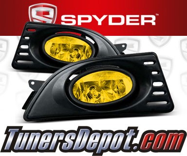 Spyder® OEM Fog Lights (Yellow) - 05-07 Acura RSX (Factory Style)