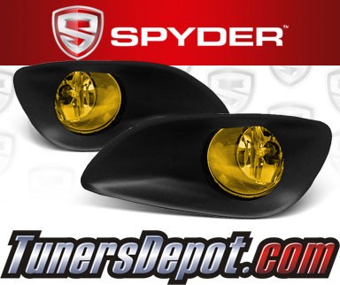 Spyder® OEM Fog Lights (Yellow) - 06-08 Toyota Yaris 4dr. (Factory Style)