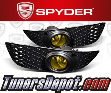 Spyder® OEM Fog Lights (Yellow) - 07-10 Mitsubishi Lancer (Factory Style)