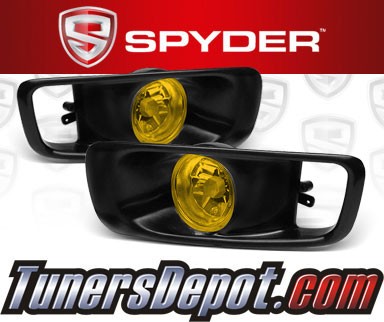 Spyder® OEM Fog Lights (Yellow) - 99-00 Honda Civic (Factory Style)