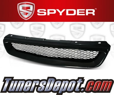 Spyder® Type-R Front Grill Grille (Black) - 96-98 Honda Civic