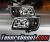 TD® 1pc DRL LED Crystal Headlights with Black Trim Corner Lights (Black) - 01-04 Toyota Tacoma