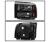 TD® 1pc Harley Style Crystal Headlights (Black) - 99-04 Ford F-350 F350 Super Duty