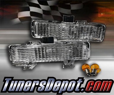 TD® Clear Bumper Lights (Clear) - 82-93 Chevy S-10