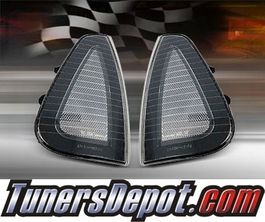TD® Clear Corner Lights (Black) - 05-10 Dodge Charger (with reflector)