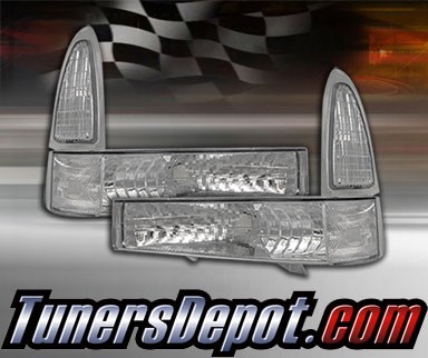 TD® Clear Corner Lights (Clear) - 00-04 Ford F-450 F450 Superduty