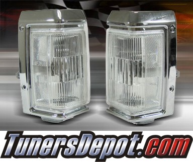 TD® Clear Corner Lights (Clear) - 88-89 Nissan Hardbody Pickup