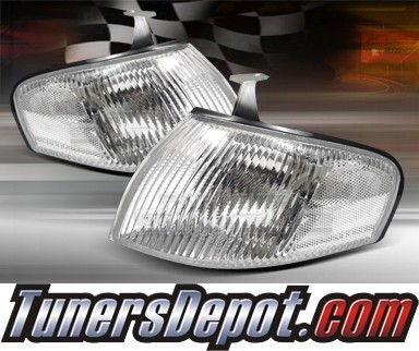 TD® Clear Corner Lights (Clear) - 97-98 Mazda Protege