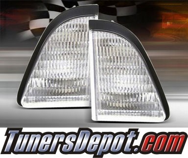 TD® Clear Corner Lights (Euro Clear) - 87-93 Ford Mustang