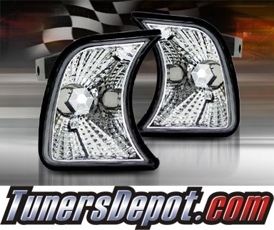 TD® Clear Corner Lights (Euro Clear) - 88-96 BMW 525i E34