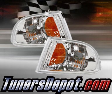 TD® Clear Corner Lights (Euro Clear with Amber Reflector) - 92-95 Honda Civic 2/3dr