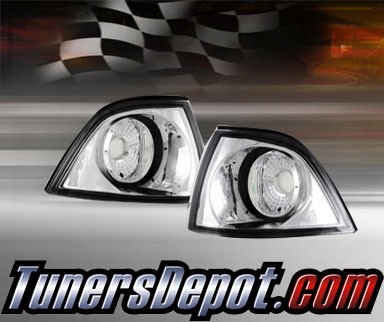 TD® Clear Corner Lights G2 (Euro Clear) - 92-95 BMW 325i 2dr E36