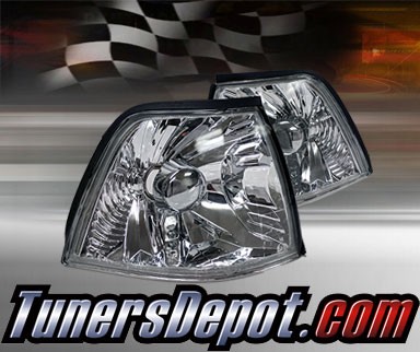 TD® Clear Corner Lights G2 (Euro Clear) - 92-98 BMW 328i 4dr E36