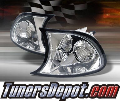 TD® Clear Corner Lights G2 (Euro Clear) - 99-01 BMW 325Ci 2dr E46