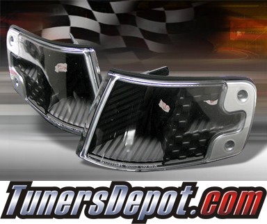 TD® Clear Corner Lights (JDM Black) - 88-89 Honda CRX CR-X