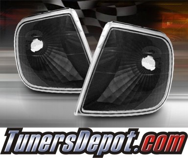 TD® Clear Corner Lights (JDM Black) - 97-03 Ford F150 F-150