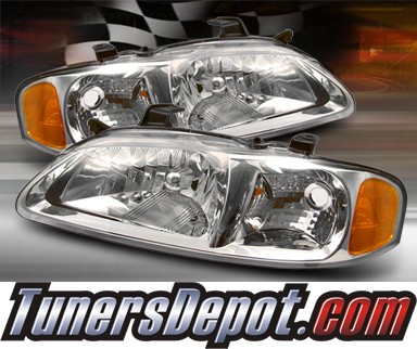 TD® Crystal Headlights - 00-03 Nissan Sentra