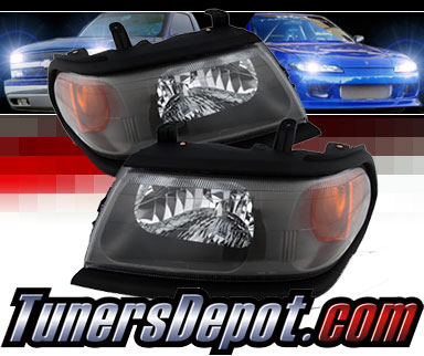 TD® Crystal Headlights (Black) - 00-04 Mitsubishi Montero Sport