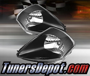 TD® Crystal Headlights (Black) - 00-05 Mitsubishi Eclipse