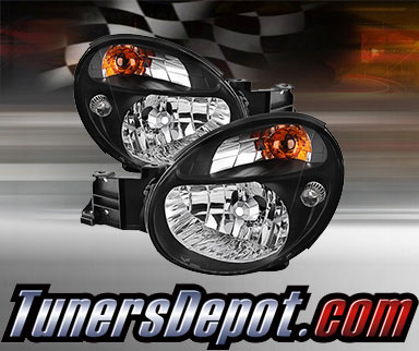TD® Crystal Headlights (Black) - 02-03 Subaru Outback Sport