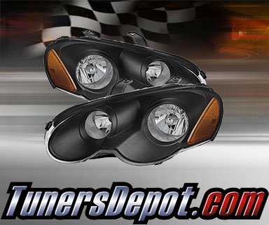 TD® Crystal Headlights (Black) - 03-05 Chrysler Sebring 2dr (Exc. Convertible)