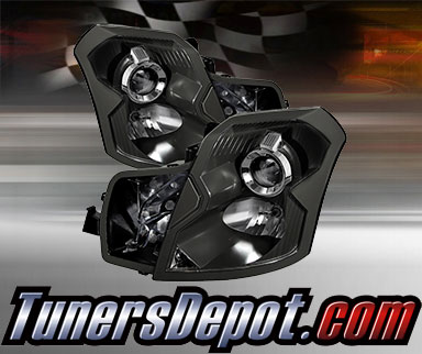 TD® Crystal Headlights (Black) - 03-07 Cadillac CTS