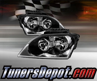 TD® Crystal Headlights (Black) - 04-06 Chrysler Pacifica