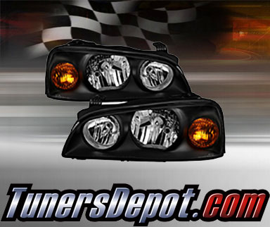 TD® Crystal Headlights (Black) - 04-06 Hyundai Elantra