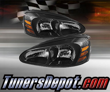 TD® Crystal Headlights (Black) - 04-08 Ponitac Grand Prix