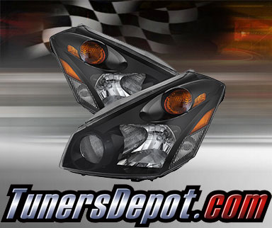 TD® Crystal Headlights (Black) - 04-09 Nissan Quest