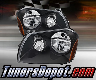 TD® Crystal Headlights (Black) - 05-07 Dodge Magnum