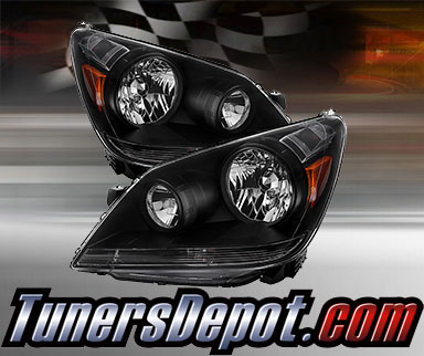 TD® Crystal Headlights (Black) - 05-07 Honda Odyssey