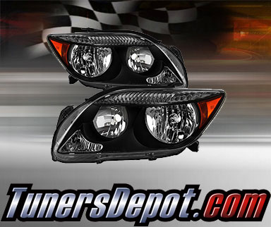 TD® Crystal Headlights (Black) - 05-07 Scion tC