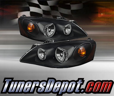 TD® Crystal Headlights (Black) - 05-10 Pontiac G6