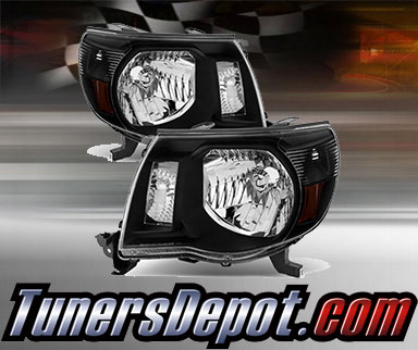 TD® Crystal Headlights (Black) - 05-11 Toyota Tacoma