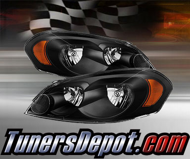 TD® Crystal Headlights (Black) - 06-07 Chevy Monte Carlo