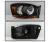 TD® Crystal Headlights (Black) - 06-08 Dodge Ram Pickup 1500 (w/ Amber Bar)