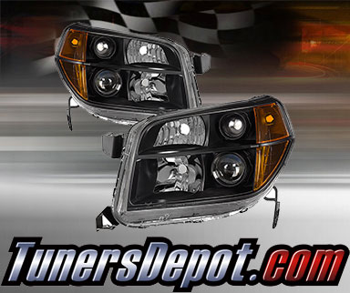 TD® Crystal Headlights (Black) - 06-08 Honda Pilot