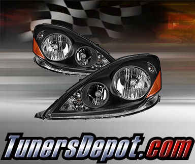 TD® Crystal Headlights (Black) - 06-10 Toyota Sienna