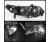 TD® Crystal Headlights (Black) - 06-11 Honda Civic 2dr