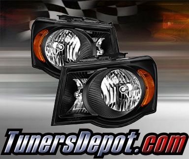 TD® Crystal Headlights (Black) - 07-09 Chrysler Aspen (Incl. Hybrid)