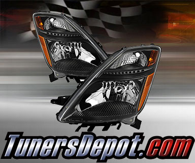 TD® Crystal Headlights (Black) - 07-09 Toyota Prius